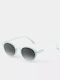 Izipizi #d Herren Sonnenbrille mit Hellblau Gestell und Blau Linse
