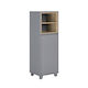 SoBuy Badezimmerschrank B35xT30xH105cm Gray