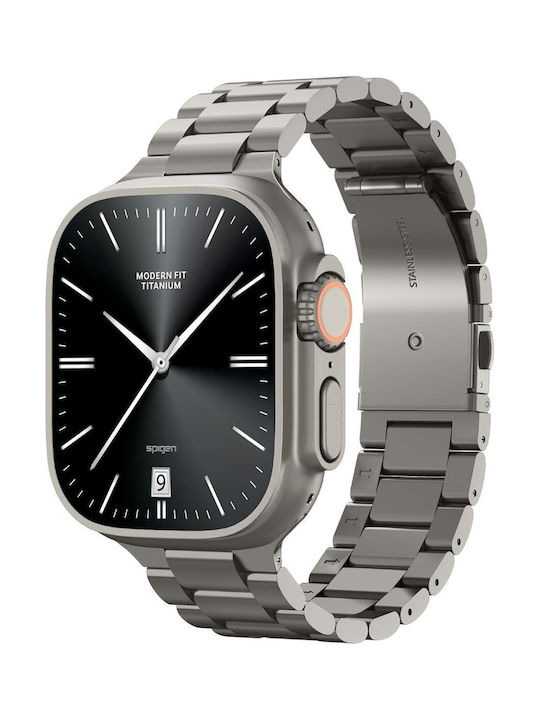 Spigen Modern Fit Strap Stainless Steel Beige (Apple Watch 49mm, 46mm, 45mm, 44mm - Spigen)