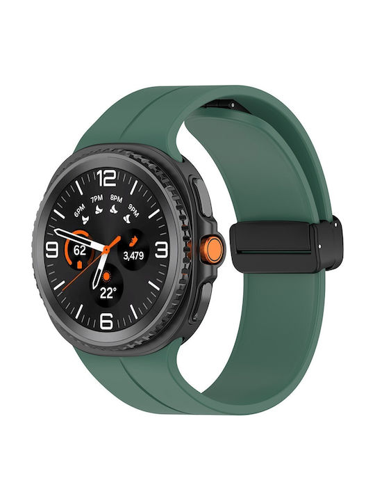 Techsuit Λουράκι Σιλικόνης Πράσινο (Samsung Galaxy Watch8, Watch8 Classic)