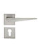 Ilavio Lever Middle Door with Rosette 2376 Pair Silver