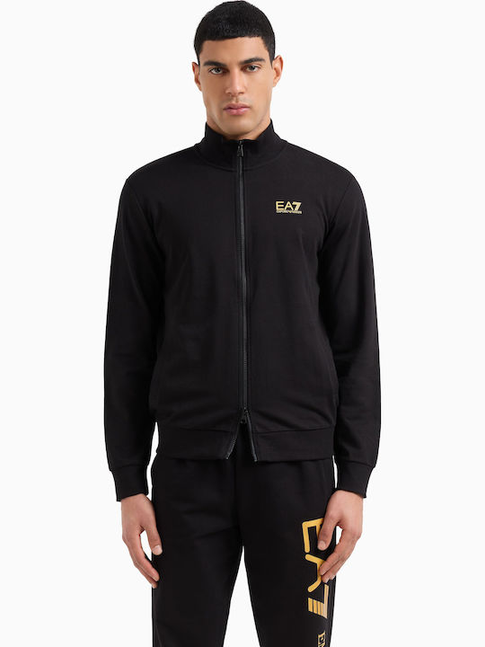 Sweatshirts Für Herren Ζακέτα Schwarz