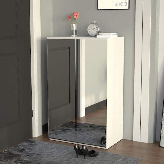 Ξύλινη Παπουτσοθήκη Μπεζ Μ60xΠ32xΥ95cm
