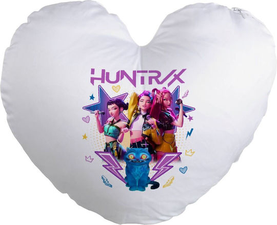 Koupakoupa Μαξιλάρι Καναπέ Huntrix K-pop Series Λευκό 40x40εκ.