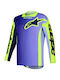 Alpinestars Racer Portl Purple Yellow Riding Jersey