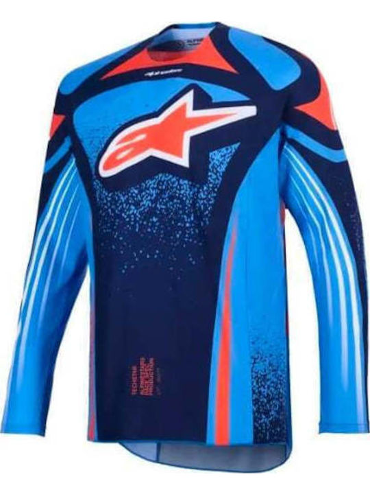Tricou De Ciclism Alpinestars Techstar Nomur Albastru Marin Range Blue