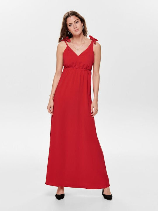 Summer Maxi Wrap Dress Orange