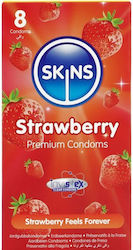 Skins Προφυλακτικά Premium 8τμχ Strawberry