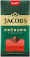 Jacobs Καφές Φίλτρου Decaffeine Krönung Αλεσμένος 500gr