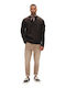 Alex Men's Jeans Pants with Regular Tapered Fit Beige