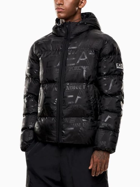 Geacă Puffer Negru