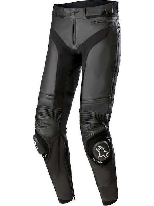 Кожен Мотоциклетен Панталон Alpinestars Missile V3 Черен Къс