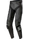 Кожен Мотоциклетен Панталон Alpinestars Missile V3 Черен Къс