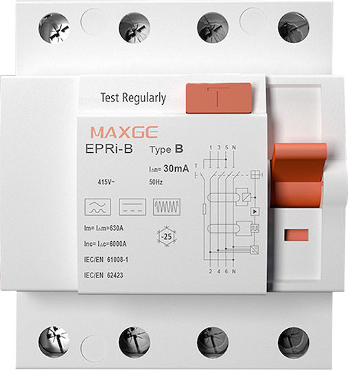 Phase Relays Leckage der Erde 40A Quadruple Pole