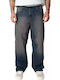 X-tra Trousers in Baggy Line Dirty Blue