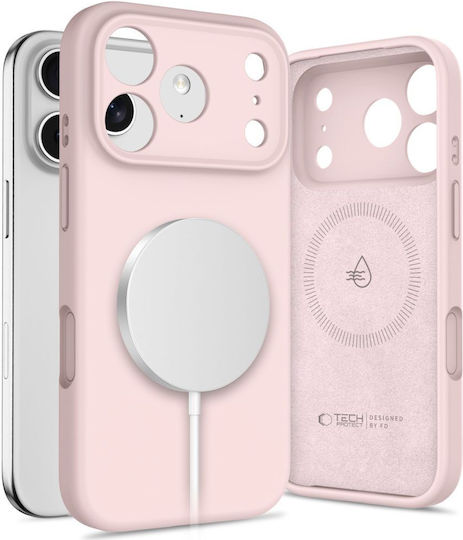 Tech-Protect Back Cover Silicon Roz (iPhone 17 Pro Max)