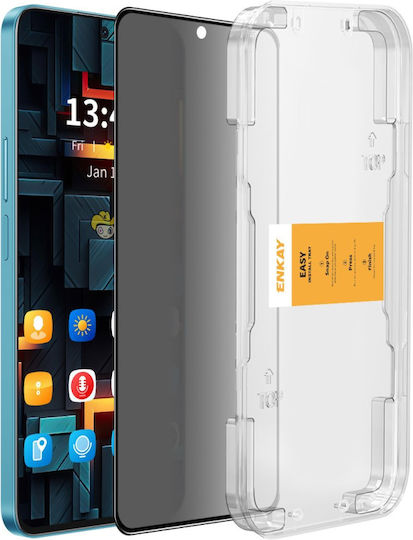 Enkay Tempered Glass Compatible with Xiaomi 14t 14t Pro Anti-Spy Gray