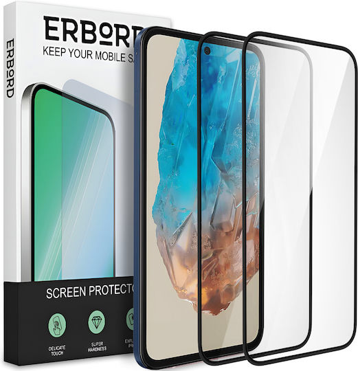 2x Υβριδικό Γυαλί Ceramic Erbord Samsung Galaxy M35