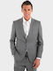 Men's Winter Suit Jacket Slim Fit Grey
