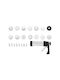 Maku Cookie Press Aluminum 13 Discs & Nozzles