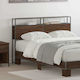 vidaXL Wooden Bed Headboard Brown Oak 160x98cm