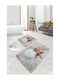 UnicUtil Antiderapant Set Covorașe de Baie 359CHL4493 Multicolor 2buc