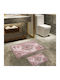 UnicUtil Antiderapant Set Covorașe de Baie 299ANR1698 Powder 2buc
