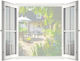 Moskitonetz Fenster Dauerhaft Weiß 250x150cm