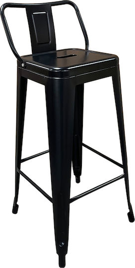 Stool Bar Matte Black 43x43x94cm Stool Bar Matte Black 43x43x94cm