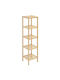 Bibliotecă Colț Bamboo 33x33x147 cm