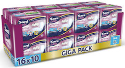 Sani Σερβιέτες Ακράτειας με βαμβάκι Sani lady Sensitive Extra Large No6 GIGA PACK 16x10 τμχ Sani Σερβιέτες Ακράτειας με βαμβάκι Sani lady Sensitive Extra Large No6 GIGA PACK 16x10 τμχ