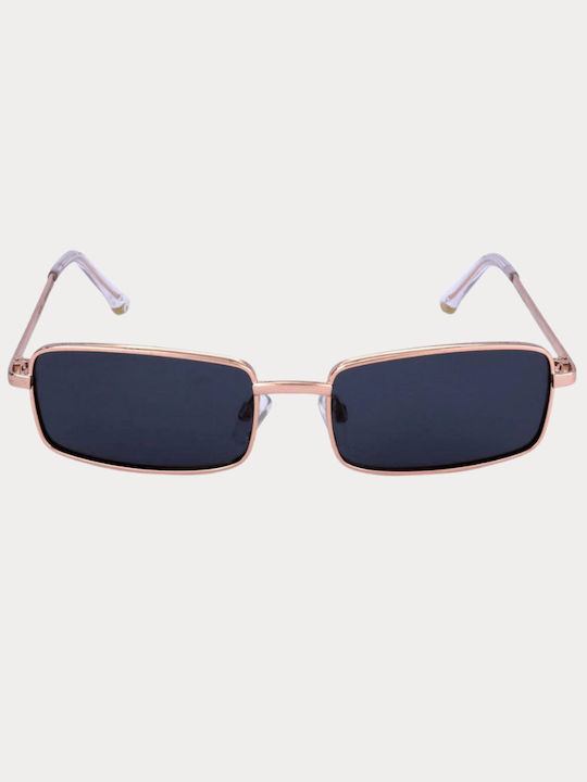 Prive Revaux Women's Sunglasses with Rose Gold Frame and Black Lenses THEMATRIX/S-000