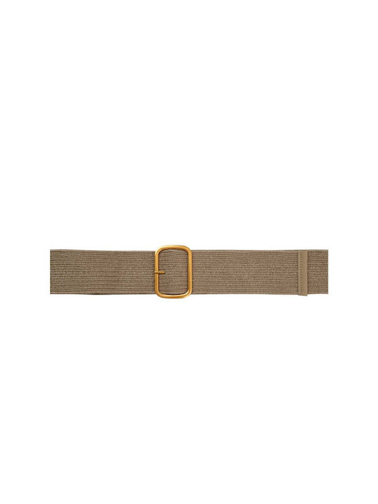 Grace & Mila Elastic Women's Belt Beige