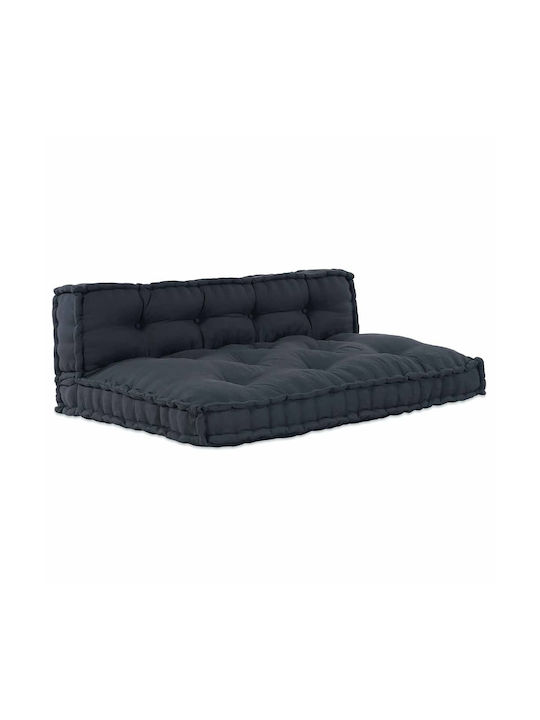 vidaXL Palette Sofa Cushion with Backrest Anthr...