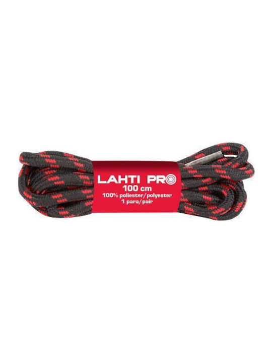 Lahti Pro Κορδόνια Παπουτσιών Μαύρα 2τμχ 100cm