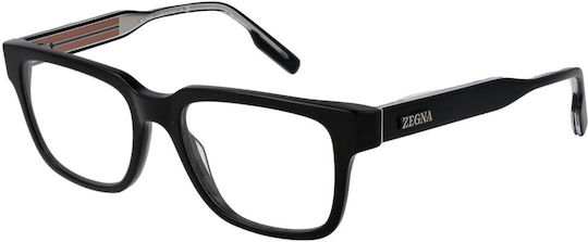 Zegna Männlich Kunststoff Brillenrahmen Schwarz EZ5260 001