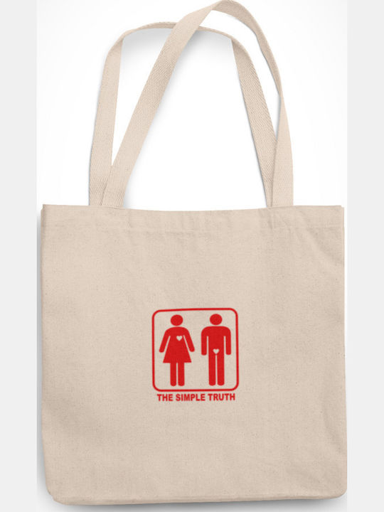 Totebag Simple Truth Red Totebag Simple Truth Red