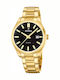 Festina Men's Watch 42mm Battery with Gold Metal Bracelet