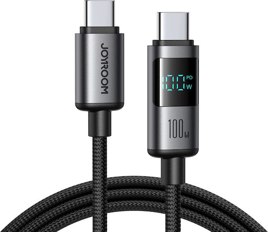 Joyroom Serien USB 2.0 Kabel USB-C männlich - USB-C 100W PD Schwarz 1,2m