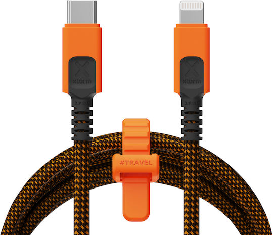 Xtorm Xtreme Regular la Cablu Lightning Portocaliu 1.5m (CXX2002)