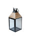 Atmosphera Laterne Metallisch Schwarz 17x17x43.5cm 1Stück