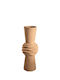 Zen Collection Decorative Vase Orange 13x13x35.5cm