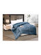 Silk Fashion Комбинирано одеяло Куинсайз 240x260бр Solid Navy 280 г/м²Gsm
