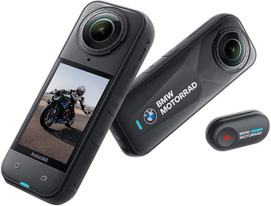 Insta360 Remote Action Camera 8K Bmw Motorrad Edition with Screen and Wi-Fi Black