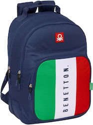 Benetton Bag Backpack Blue Benetton Bag Backpack Blue