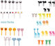 Forks for Lunchbox/Food containers Plastic Kids' Lunch Set Various Designs / Assortment of Designs