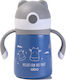 abo Kids Water Bottle Thermos Stainless Steel with Straw 300ml