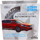 Autocolant Protectie Auto 140 X 3.5cm Negru Carbon Cy-70032