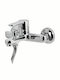 Gloria Elite Elite Mixing Bathtub Shower Faucet Complete Set Silver