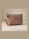 Handheld Toiletry Bag with Detachable Handle 21x4x12